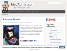 Tablet Screenshot of madadmin.com